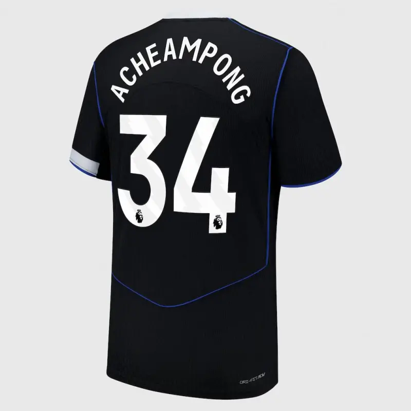 Chelsea chelsea nike dri fit adv drittes spieltrikot 2025-26 mit acheampong 34-aufdruck Trikot - Exklusive Chelsea Fußballbekleidung Chelsea chelsea nike dri fit adv drittes spieltrikot 2025-26 mit acheampong 34-aufdruck Trikot - Exklusive Chelsea Fußballbekleidung