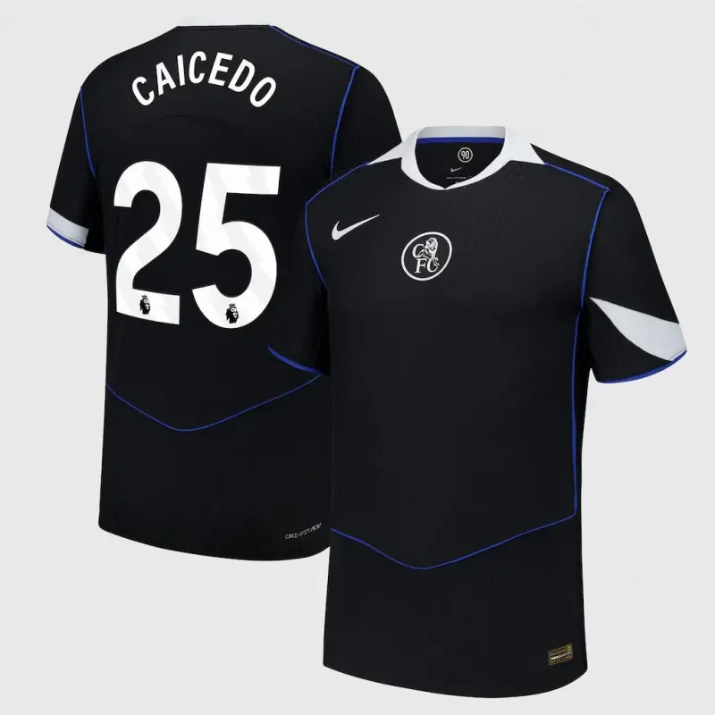 Chelsea chelsea nike dri fit adv drittes spieltrikot 2025-26 mit caicedo 25-aufdruck Trikot - Exklusive Chelsea Fußballbekleidung