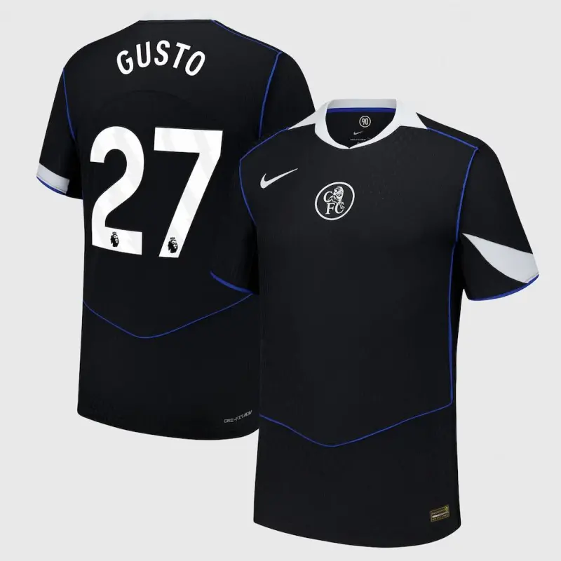 Chelsea chelsea nike dri fit adv drittes spieltrikot 2025-26 mit gusto 27-aufdruck Trikot - Exklusive Chelsea Fußballbekleidung
