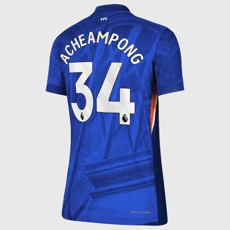 Chelsea chelsea nike dri-fit adv heimspieltrikot 2025-26 – damen mit acheampong 34-aufdruck Trikot - Exklusive Chelsea Fußballbekleidung Chelsea chelsea nike dri-fit adv heimspieltrikot 2025-26 – damen mit acheampong 34-aufdruck Trikot - Exklusive Chelsea Fußballbekleidung