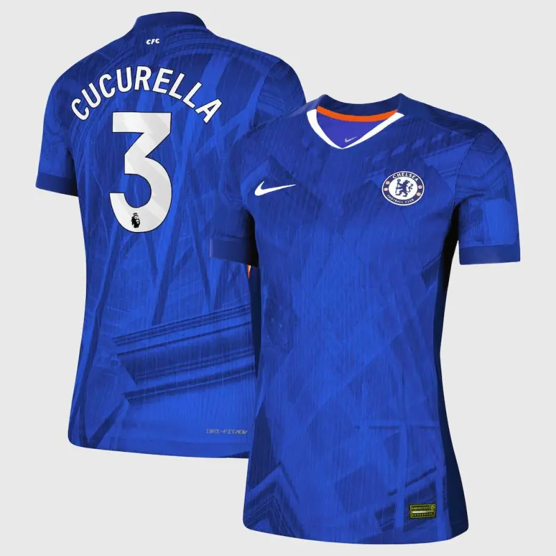 Chelsea chelsea nike dri-fit adv heimspieltrikot 2025-26 – damen mit cucurella 3-aufdruck Trikot - Exklusive Chelsea Fußballbekleidung