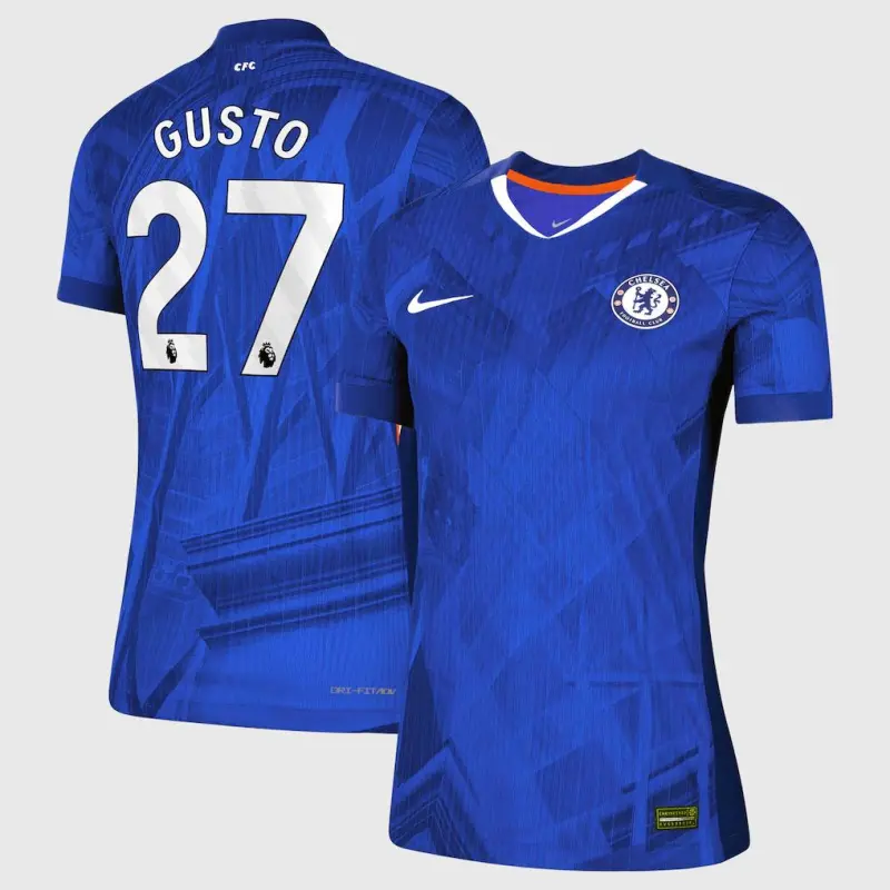 Chelsea chelsea nike dri-fit adv heimspieltrikot 2025-26 – damen mit gusto 27-aufdruck Trikot - Exklusive Chelsea Fußballbekleidung