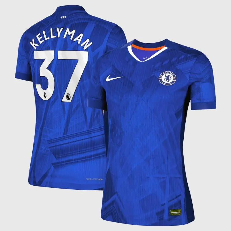 Chelsea chelsea nike dri-fit adv heimspieltrikot 2025-26 – damen mit kellyman 37-aufdruck Trikot - Exklusive Chelsea Fußballbekleidung
