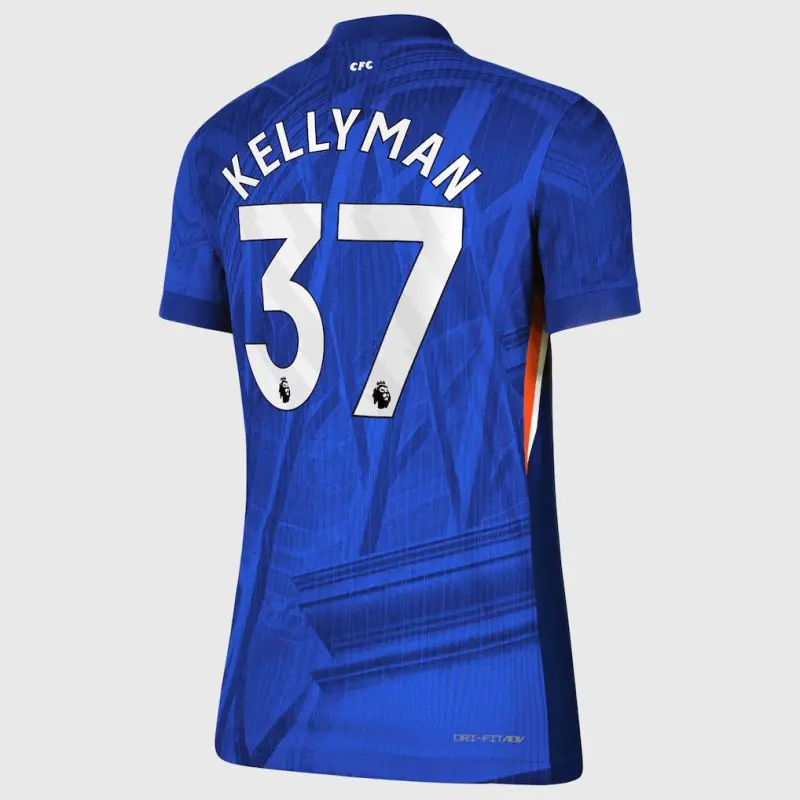 Chelsea chelsea nike dri-fit adv heimspieltrikot 2025-26 – damen mit kellyman 37-aufdruck Trikot - Exklusive Chelsea Fußballbekleidung Chelsea chelsea nike dri-fit adv heimspieltrikot 2025-26 – damen mit kellyman 37-aufdruck Trikot - Exklusive Chelsea Fußballbekleidung