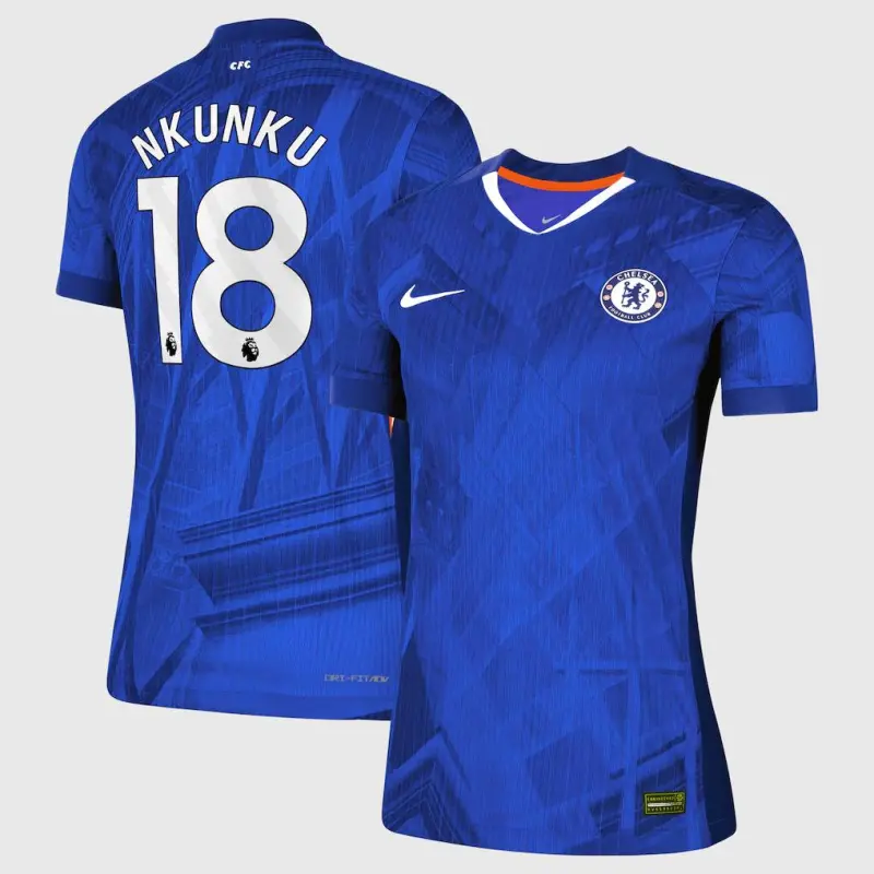 Chelsea chelsea nike dri-fit adv heimspieltrikot 2025-26 – damen mit nkunku 18-aufdruck Trikot - Exklusive Chelsea Fußballbekleidung