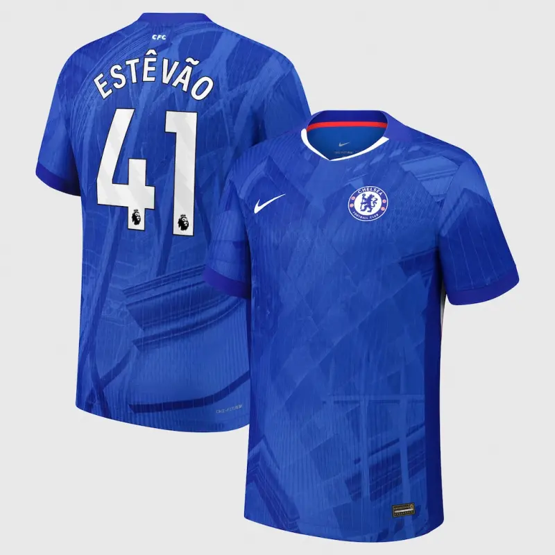 Chelsea chelsea nike dri-fit adv heimspieltrikot 2025-26 – jugendliche mit aufdruck estêvão 41 Trikot - Exklusive Chelsea Fußballbekleidung
