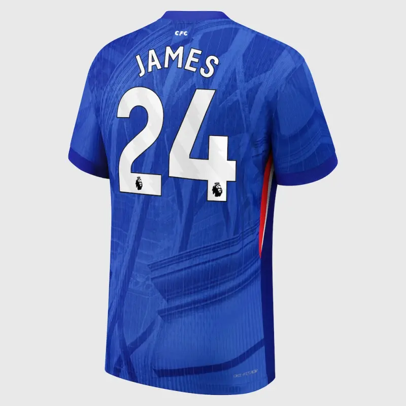 Chelsea chelsea nike dri-fit adv heimspieltrikot 2025-26 – jugendliche mit aufdruck „james 24“ Trikot - Exklusive Chelsea Fußballbekleidung Chelsea chelsea nike dri-fit adv heimspieltrikot 2025-26 – jugendliche mit aufdruck „james 24“ Trikot - Exklusive Chelsea Fußballbekleidung