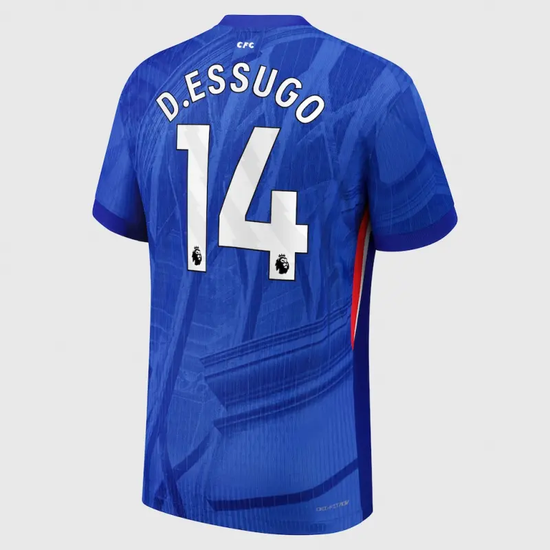 Chelsea chelsea nike dri-fit adv heimspieltrikot 2025-26 – jugendliche mit d.essugo 14-aufdruck Trikot - Exklusive Chelsea Fußballbekleidung Chelsea chelsea nike dri-fit adv heimspieltrikot 2025-26 – jugendliche mit d.essugo 14-aufdruck Trikot - Exklusive Chelsea Fußballbekleidung