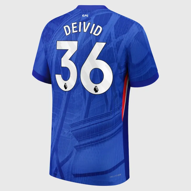 Chelsea chelsea nike dri-fit adv heimspieltrikot 2025-26 – jugendliche mit deivid 36-aufdruck Trikot - Exklusive Chelsea Fußballbekleidung Chelsea chelsea nike dri-fit adv heimspieltrikot 2025-26 – jugendliche mit deivid 36-aufdruck Trikot - Exklusive Chelsea Fußballbekleidung