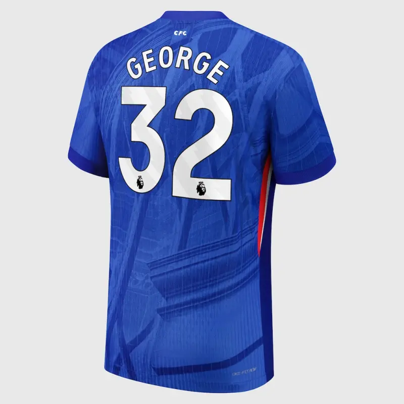 Chelsea chelsea nike dri-fit adv heimspieltrikot 2025-26 – jugendliche mit george 32-aufdruck Trikot - Exklusive Chelsea Fußballbekleidung Chelsea chelsea nike dri-fit adv heimspieltrikot 2025-26 – jugendliche mit george 32-aufdruck Trikot - Exklusive Chelsea Fußballbekleidung