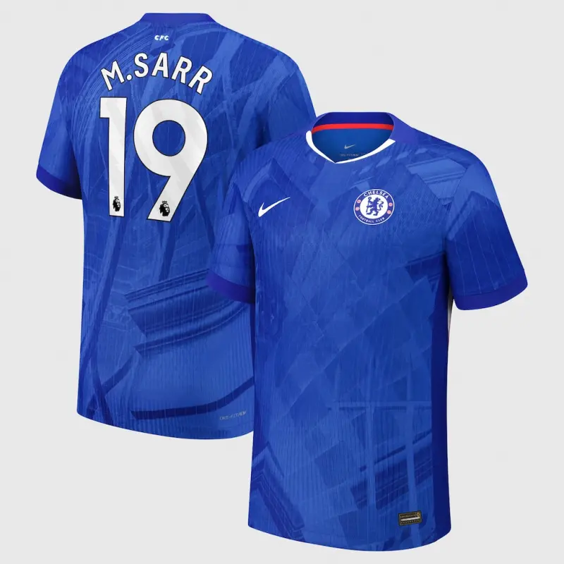 Chelsea chelsea nike dri-fit adv heimspieltrikot 2025-26 – jugendliche mit m.sarr 19-aufdruck Trikot - Exklusive Chelsea Fußballbekleidung