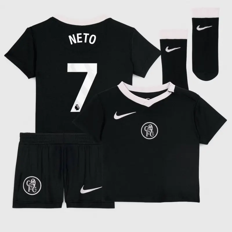 Chelsea chelsea nike drittes stadion-trikot 2025-26 – kleinkinder mit neto 7-aufdruck Trikot - Exklusive Chelsea Fußballbekleidung