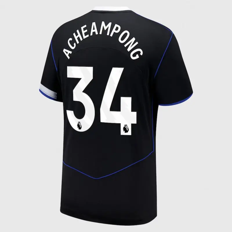 Chelsea chelsea nike drittes stadiontrikot 2025-26 mit acheampong 34-aufdruck Trikot - Exklusive Chelsea Fußballbekleidung Chelsea chelsea nike drittes stadiontrikot 2025-26 mit acheampong 34-aufdruck Trikot - Exklusive Chelsea Fußballbekleidung