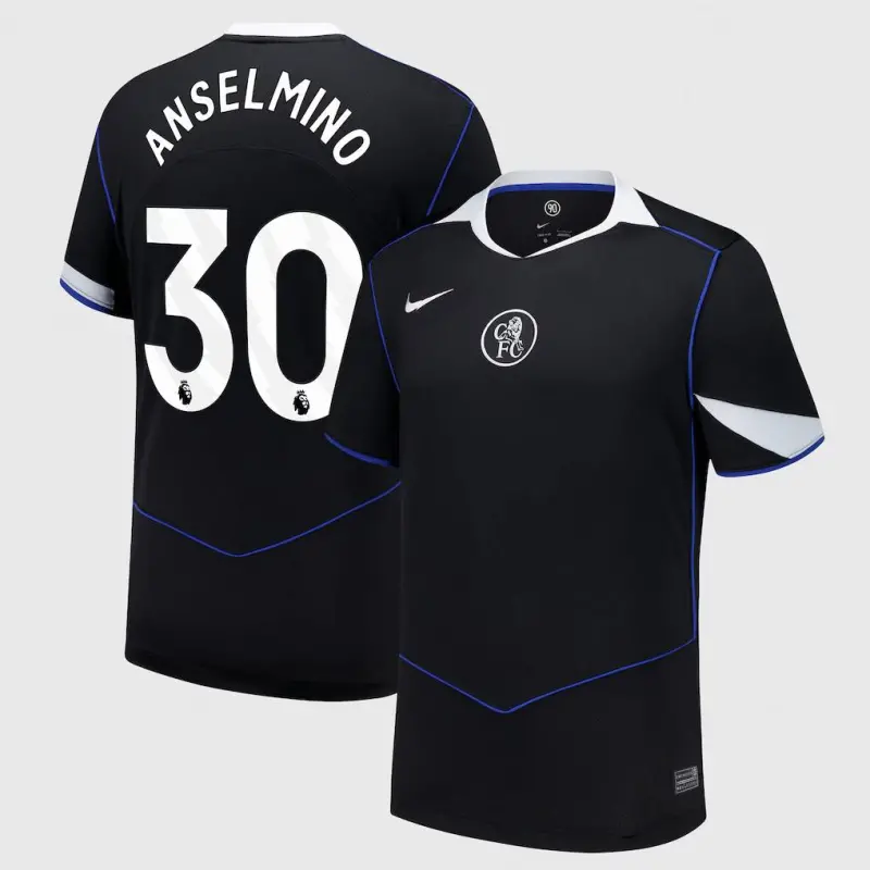 Chelsea chelsea nike drittes stadiontrikot 2025-26 mit anselmino 30-aufdruck Trikot - Exklusive Chelsea Fußballbekleidung