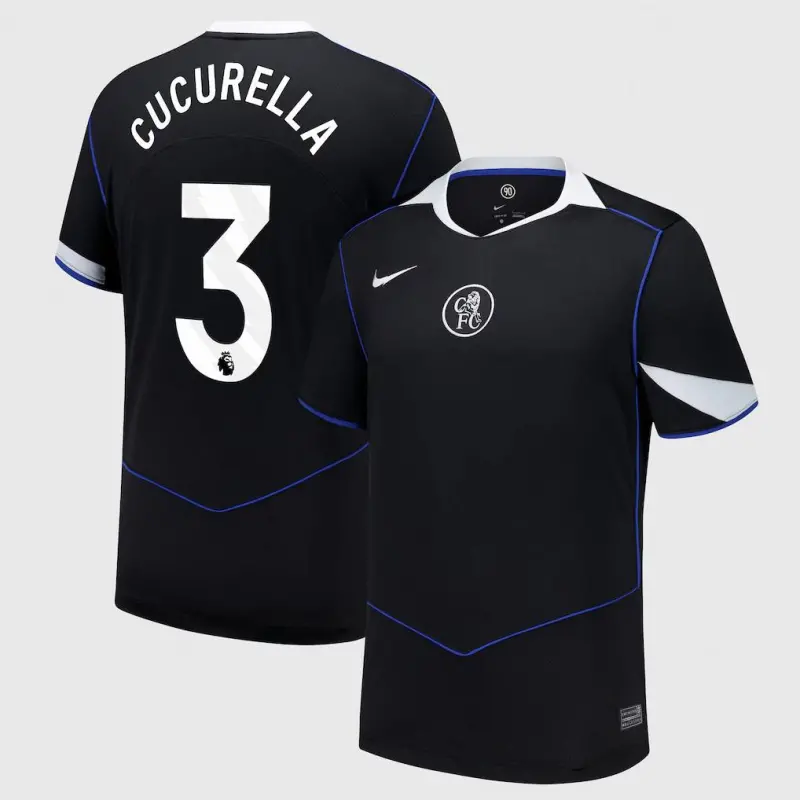 Chelsea chelsea nike drittes stadiontrikot 2025-26 mit cucurella 3-aufdruck Trikot - Exklusive Chelsea Fußballbekleidung