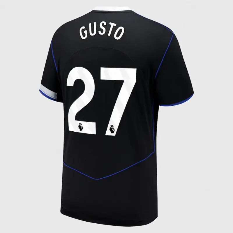 Chelsea chelsea nike drittes stadiontrikot 2025-26 mit gusto 27-aufdruck Trikot - Exklusive Chelsea Fußballbekleidung Chelsea chelsea nike drittes stadiontrikot 2025-26 mit gusto 27-aufdruck Trikot - Exklusive Chelsea Fußballbekleidung