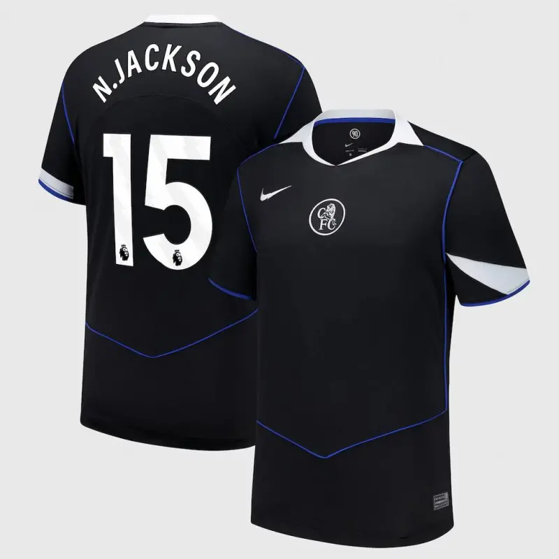 Chelsea chelsea nike drittes stadiontrikot 2025-26 mit n.jackson 15 aufdruck Trikot - Exklusive Chelsea Fußballbekleidung