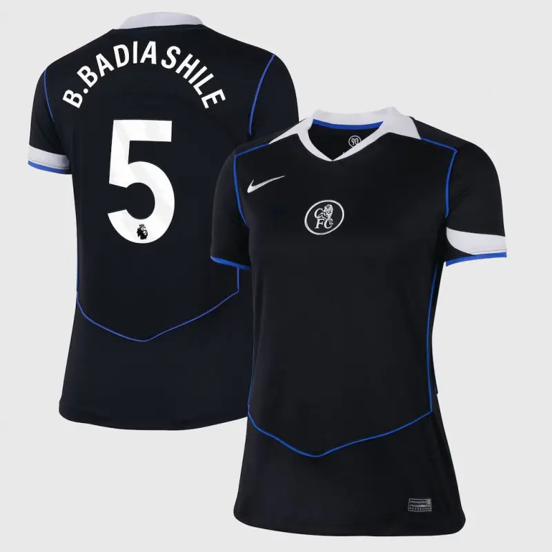 Chelsea chelsea nike drittes stadiontrikot 2025-26 – damen mit b. badiashile 5-aufdruck Trikot - Exklusive Chelsea Fußballbekleidung