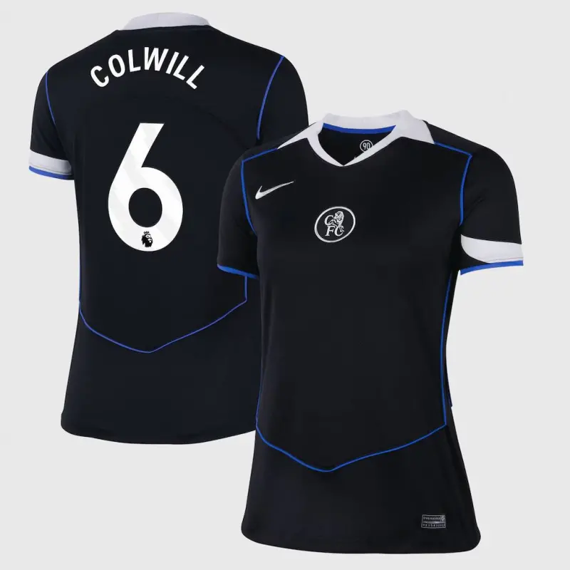 Chelsea chelsea nike drittes stadiontrikot 2025-26 – damen mit colwill 6-aufdruck Trikot - Exklusive Chelsea Fußballbekleidung