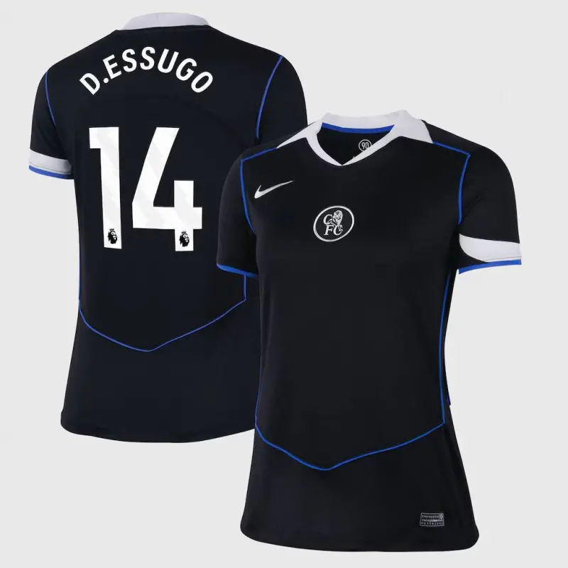 Chelsea chelsea nike drittes stadiontrikot 2025-26 – damen mit d.essugo 14-aufdruck Trikot - Exklusive Chelsea Fußballbekleidung