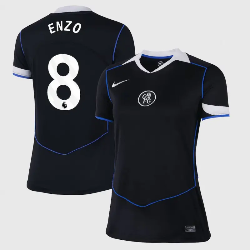 Chelsea chelsea nike drittes stadiontrikot 2025-26 – damen mit enzo 8-aufdruck Trikot - Exklusive Chelsea Fußballbekleidung