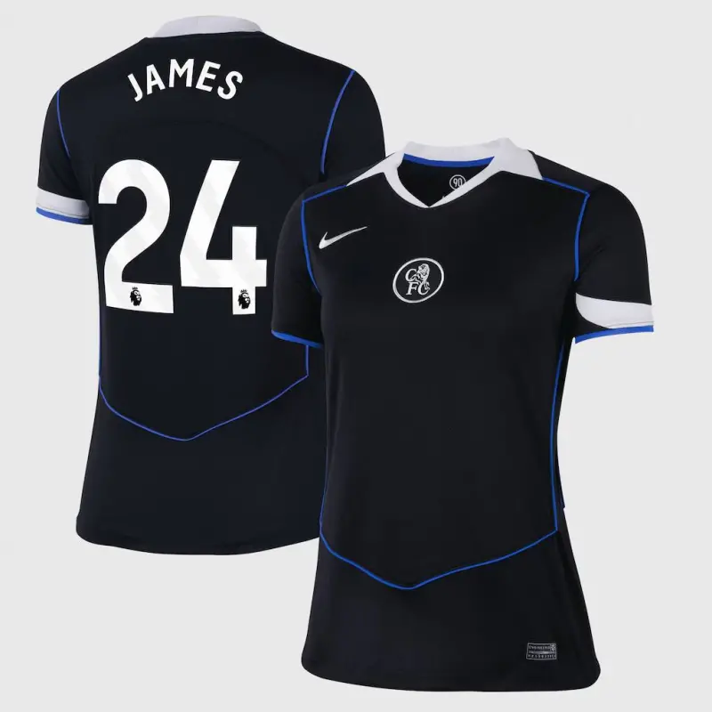 Chelsea chelsea nike drittes stadiontrikot 2025-26 – damen mit james 24-aufdruck Trikot - Exklusive Chelsea Fußballbekleidung