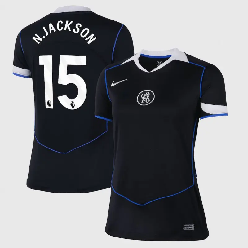 Chelsea chelsea nike drittes stadiontrikot 2025-26 – damen mit n.jackson 15-aufdruck Trikot - Exklusive Chelsea Fußballbekleidung