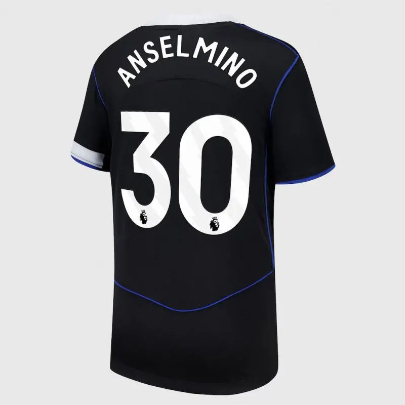 Chelsea chelsea nike drittes stadiontrikot 2025-26 – jugendliche mit anselmino 30-aufdruck Trikot - Exklusive Chelsea Fußballbekleidung Chelsea chelsea nike drittes stadiontrikot 2025-26 – jugendliche mit anselmino 30-aufdruck Trikot - Exklusive Chelsea Fußballbekleidung