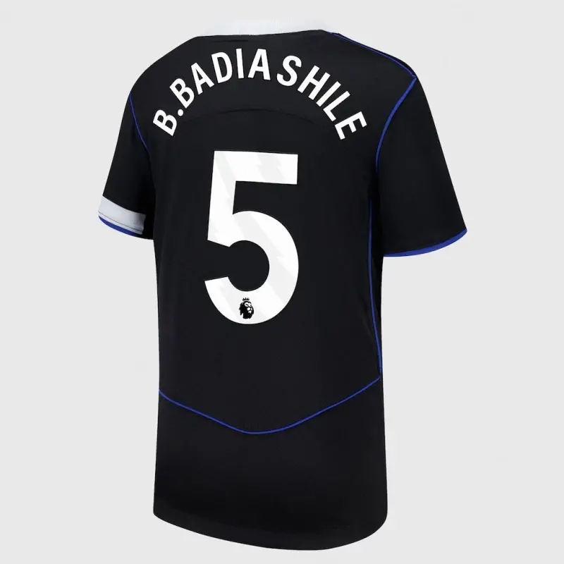 Chelsea chelsea nike drittes stadiontrikot 2025-26 – jugendliche mit b. badiashile 5-aufdruck Trikot - Exklusive Chelsea Fußballbekleidung Chelsea chelsea nike drittes stadiontrikot 2025-26 – jugendliche mit b. badiashile 5-aufdruck Trikot - Exklusive Chelsea Fußballbekleidung