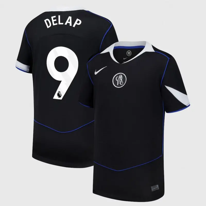 Chelsea chelsea nike drittes stadiontrikot 2025-26 – jugendliche mit delap 9-aufdruck Trikot - Exklusive Chelsea Fußballbekleidung