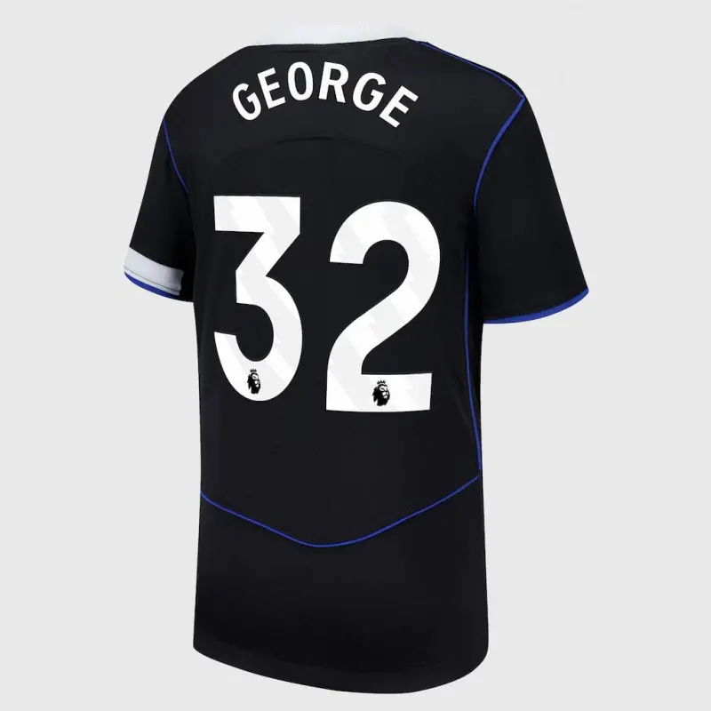 Chelsea chelsea nike drittes stadiontrikot 2025-26 – jugendliche mit george 32-aufdruck Trikot - Exklusive Chelsea Fußballbekleidung Chelsea chelsea nike drittes stadiontrikot 2025-26 – jugendliche mit george 32-aufdruck Trikot - Exklusive Chelsea Fußballbekleidung