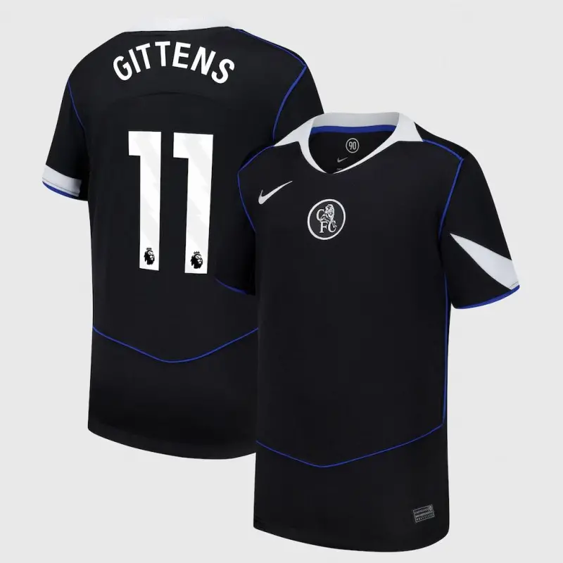 Chelsea chelsea nike drittes stadiontrikot 2025-26 – jugendliche mit gittens 11-aufdruck Trikot - Exklusive Chelsea Fußballbekleidung