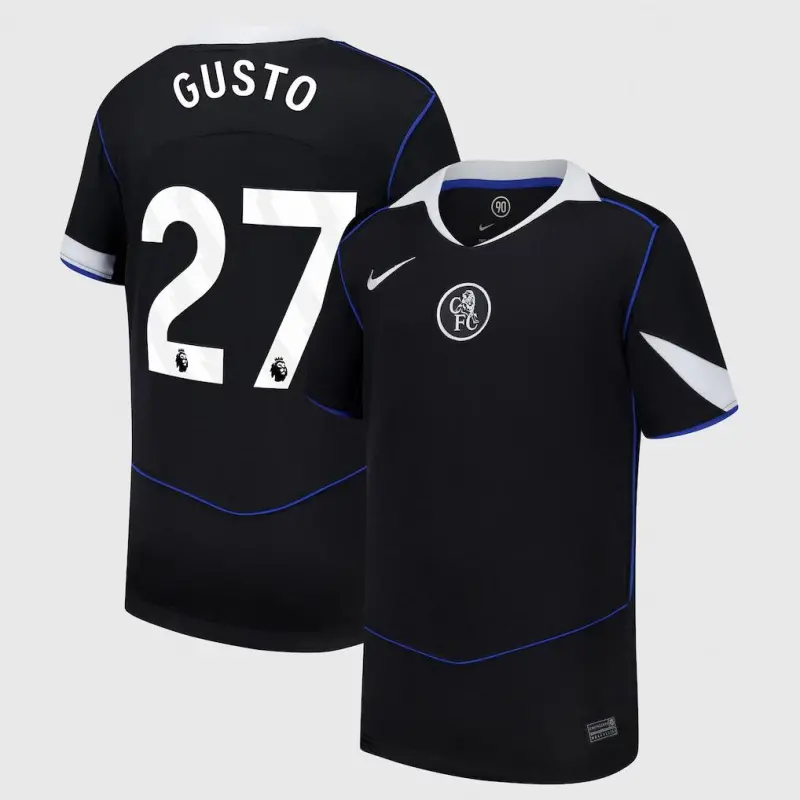 Chelsea chelsea nike drittes stadiontrikot 2025-26 – jugendliche mit gusto 27-aufdruck Trikot - Exklusive Chelsea Fußballbekleidung