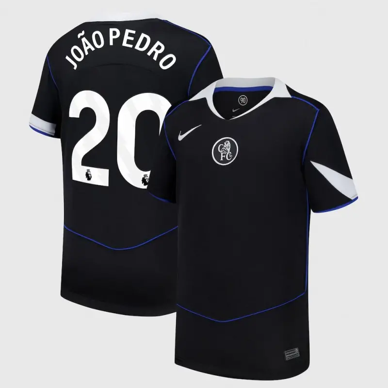 Chelsea chelsea nike drittes stadiontrikot 2025-26 – jugendliche mit joão pedro 20-aufdruck Trikot - Exklusive Chelsea Fußballbekleidung