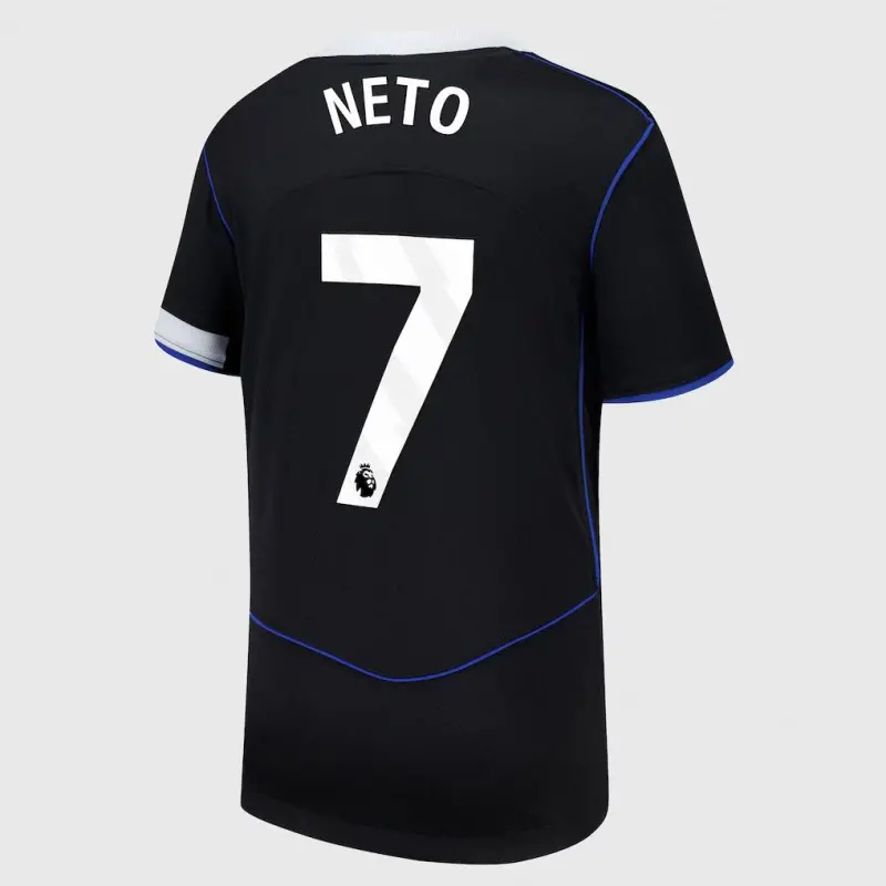 Chelsea chelsea nike drittes stadiontrikot 2025-26 – jugendliche mit neto 7-aufdruck Trikot - Exklusive Chelsea Fußballbekleidung Chelsea chelsea nike drittes stadiontrikot 2025-26 – jugendliche mit neto 7-aufdruck Trikot - Exklusive Chelsea Fußballbekleidung