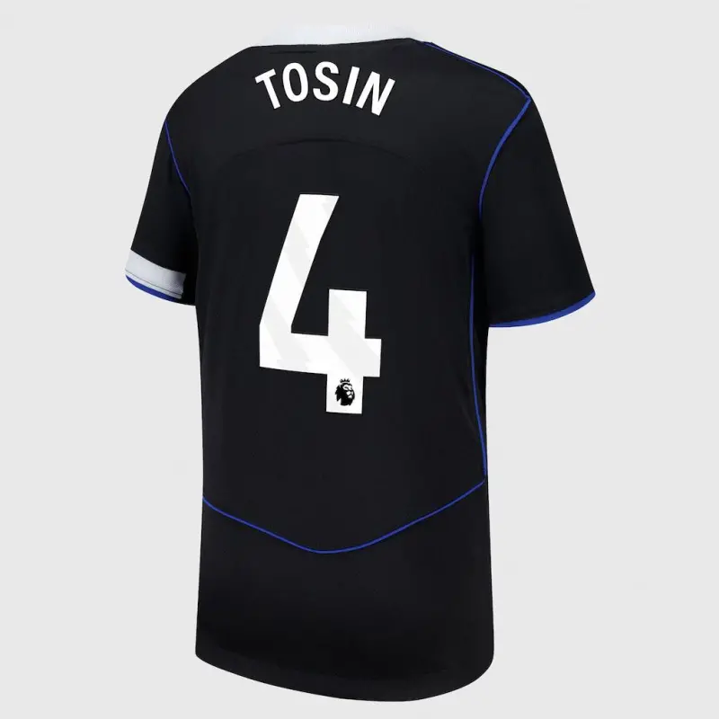 Chelsea chelsea nike drittes stadiontrikot 2025-26 – jugendliche mit tosin 4-aufdruck Trikot - Exklusive Chelsea Fußballbekleidung Chelsea chelsea nike drittes stadiontrikot 2025-26 – jugendliche mit tosin 4-aufdruck Trikot - Exklusive Chelsea Fußballbekleidung