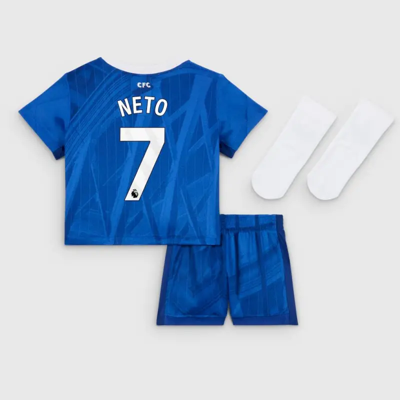 Chelsea chelsea nike heimstadion-kit 2025-26 – kleinkinder mit neto 7-aufdruck Trikot - Exklusive Chelsea Fußballbekleidung Chelsea chelsea nike heimstadion-kit 2025-26 – kleinkinder mit neto 7-aufdruck Trikot - Exklusive Chelsea Fußballbekleidung