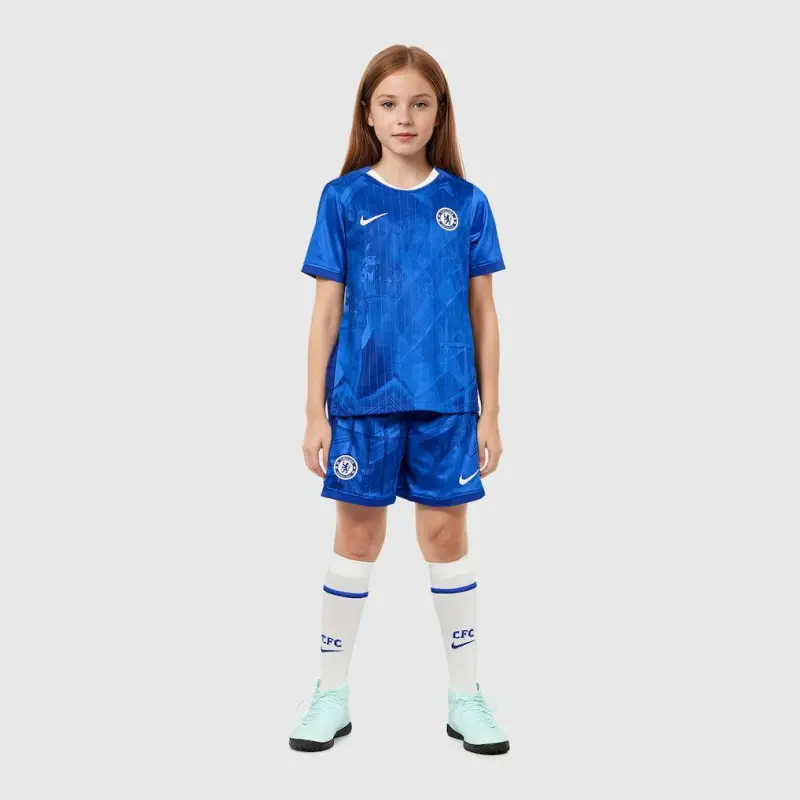 Chelsea chelsea nike heimstadion minikit 2025-26 – kleine jugendliche Trikot - Exklusive Chelsea Fußballbekleidung