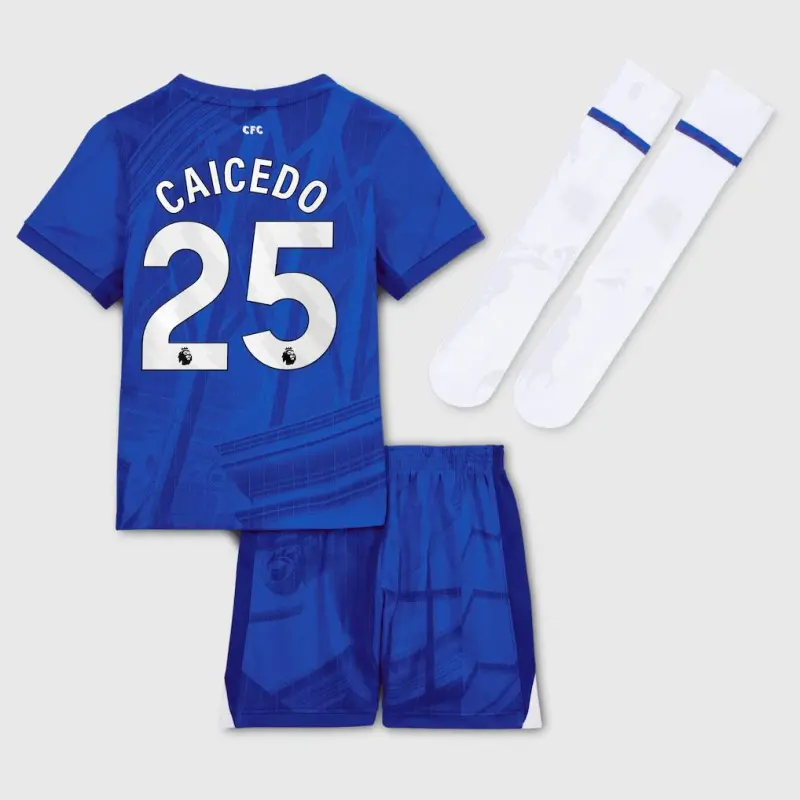 Chelsea chelsea nike heimstadion-trikot 2025-26 – kleine jugendliche mit caicedo 25-aufdruck Trikot - Exklusive Chelsea Fußballbekleidung Chelsea chelsea nike heimstadion-trikot 2025-26 – kleine jugendliche mit caicedo 25-aufdruck Trikot - Exklusive Chelsea Fußballbekleidung