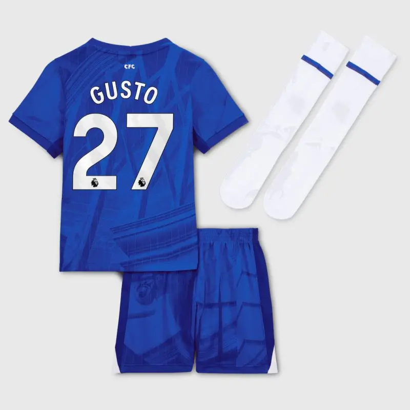 Chelsea chelsea nike heimstadion-trikot 2025-26 – kleine jugendliche mit gusto 27-aufdruck Trikot - Exklusive Chelsea Fußballbekleidung Chelsea chelsea nike heimstadion-trikot 2025-26 – kleine jugendliche mit gusto 27-aufdruck Trikot - Exklusive Chelsea Fußballbekleidung