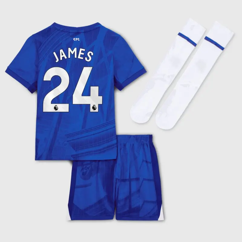 Chelsea chelsea nike heimstadion-trikot 2025-26 – kleine jugendliche mit james 24-aufdruck Trikot - Exklusive Chelsea Fußballbekleidung Chelsea chelsea nike heimstadion-trikot 2025-26 – kleine jugendliche mit james 24-aufdruck Trikot - Exklusive Chelsea Fußballbekleidung