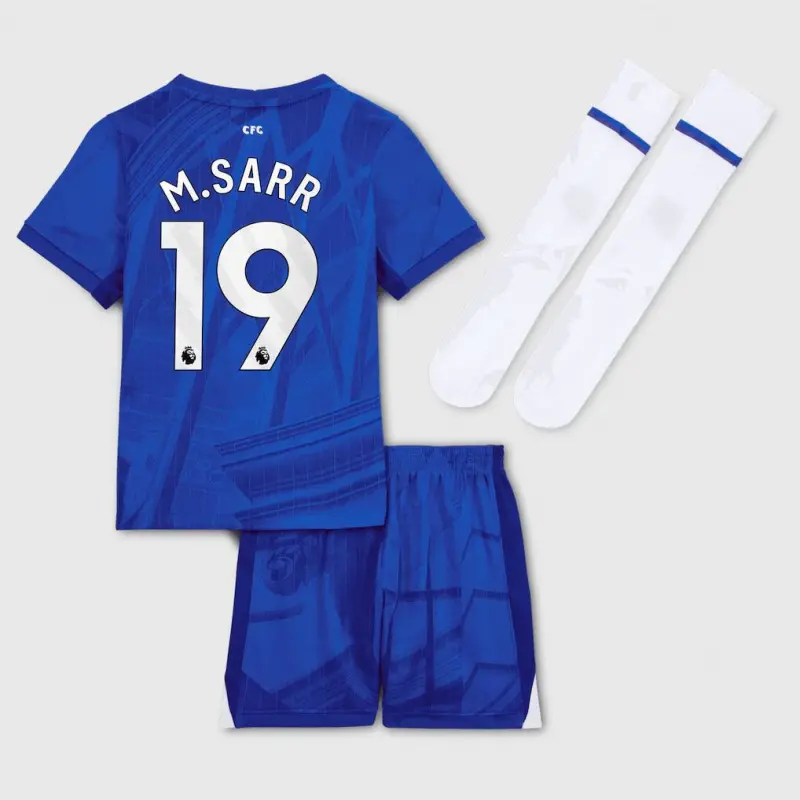Chelsea chelsea nike heimstadion-trikot 2025-26 – kleine jugendliche mit m.sarr 19-aufdruck Trikot - Exklusive Chelsea Fußballbekleidung Chelsea chelsea nike heimstadion-trikot 2025-26 – kleine jugendliche mit m.sarr 19-aufdruck Trikot - Exklusive Chelsea Fußballbekleidung