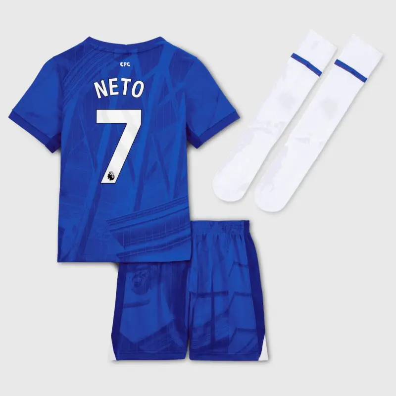 Chelsea chelsea nike heimstadion-trikot 2025-26 – kleine jugendliche mit neto 7-aufdruck Trikot - Exklusive Chelsea Fußballbekleidung Chelsea chelsea nike heimstadion-trikot 2025-26 – kleine jugendliche mit neto 7-aufdruck Trikot - Exklusive Chelsea Fußballbekleidung