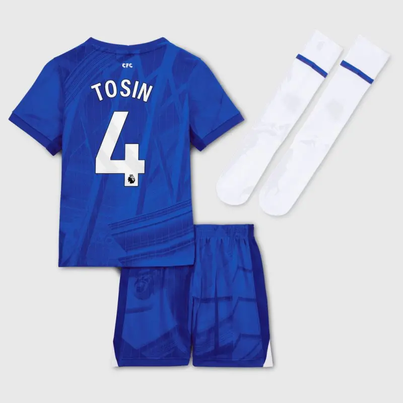 Chelsea chelsea nike heimstadion-trikot 2025-26 – kleine jugendliche mit tosin 4-aufdruck Trikot - Exklusive Chelsea Fußballbekleidung Chelsea chelsea nike heimstadion-trikot 2025-26 – kleine jugendliche mit tosin 4-aufdruck Trikot - Exklusive Chelsea Fußballbekleidung