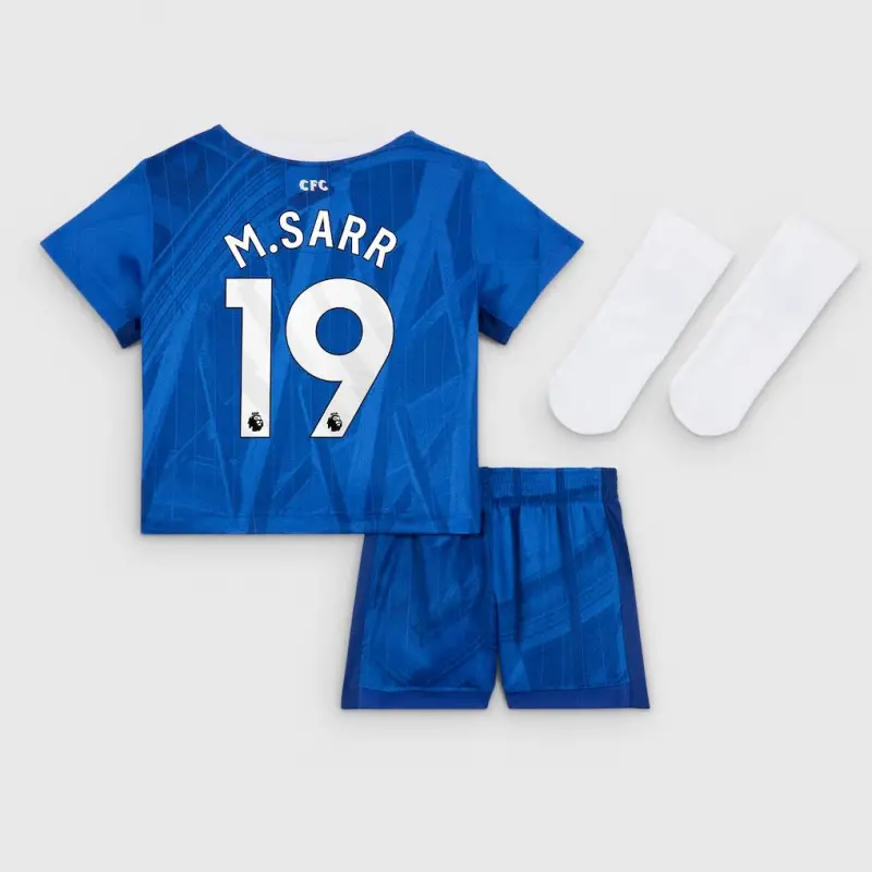 Chelsea chelsea nike heimstadion-trikot 2025-26 – kleinkinder mit m.sarr 19-aufdruck Trikot - Exklusive Chelsea Fußballbekleidung Chelsea chelsea nike heimstadion-trikot 2025-26 – kleinkinder mit m.sarr 19-aufdruck Trikot - Exklusive Chelsea Fußballbekleidung
