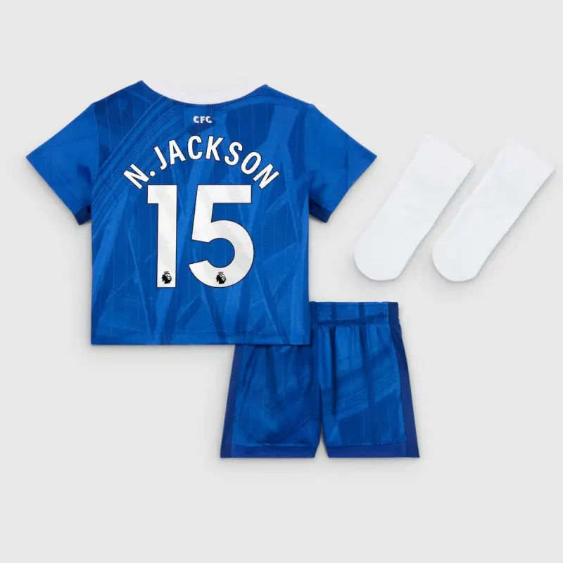 Chelsea chelsea nike heimstadion-trikot 2025-26 – kleinkinder mit n.jackson 15-aufdruck Trikot - Exklusive Chelsea Fußballbekleidung Chelsea chelsea nike heimstadion-trikot 2025-26 – kleinkinder mit n.jackson 15-aufdruck Trikot - Exklusive Chelsea Fußballbekleidung