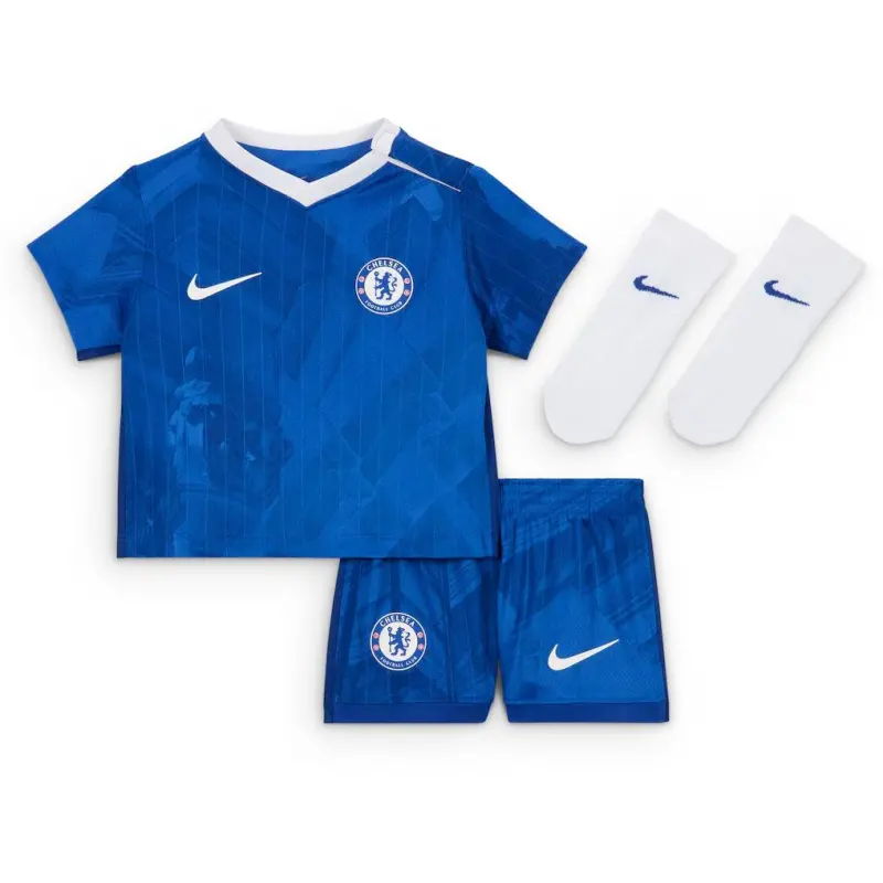 Chelsea chelsea nike heimstadion-trikot 2025-26 – kleinkinder mit nkunku 18-aufdruck Trikot - Exklusive Chelsea Fußballbekleidung