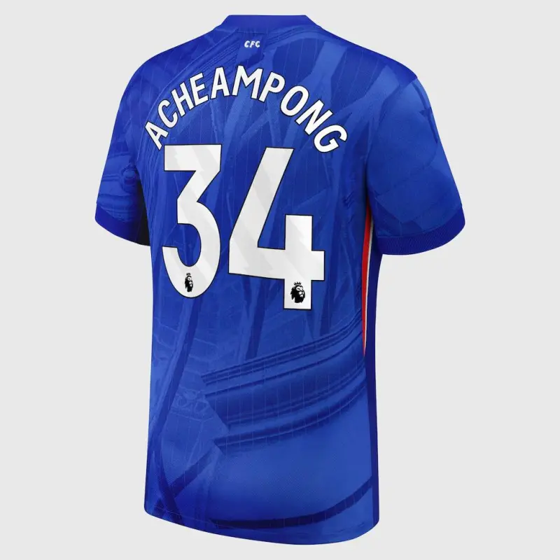 Chelsea chelsea nike heimstadiontrikot 2025-26 mit acheampong 34-aufdruck Trikot - Exklusive Chelsea Fußballbekleidung Chelsea chelsea nike heimstadiontrikot 2025-26 mit acheampong 34-aufdruck Trikot - Exklusive Chelsea Fußballbekleidung