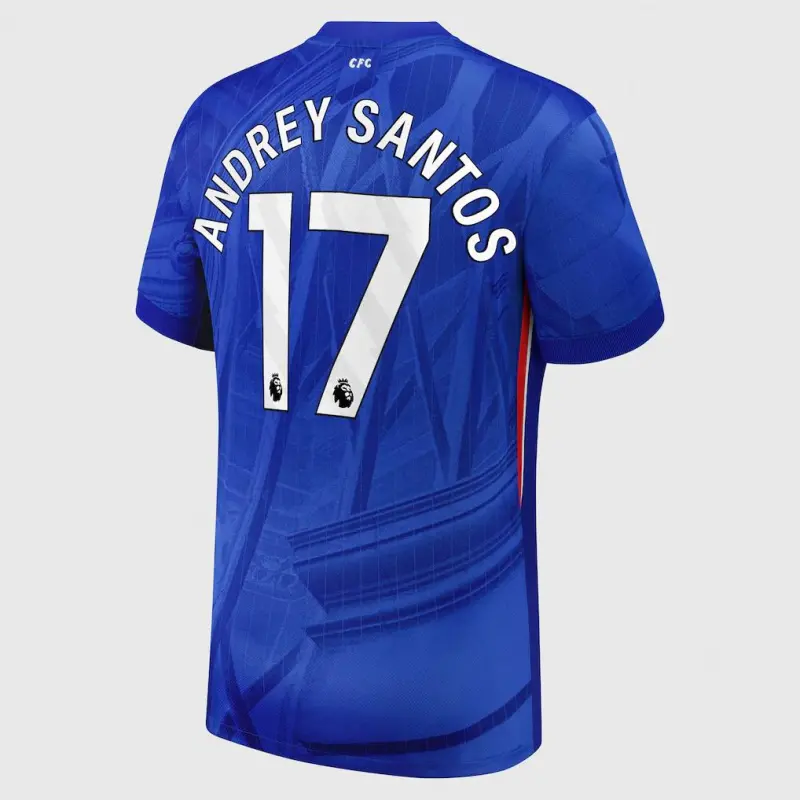 Chelsea chelsea nike heimstadiontrikot 2025-26 mit andrey santos 17-aufdruck Trikot - Exklusive Chelsea Fußballbekleidung Chelsea chelsea nike heimstadiontrikot 2025-26 mit andrey santos 17-aufdruck Trikot - Exklusive Chelsea Fußballbekleidung