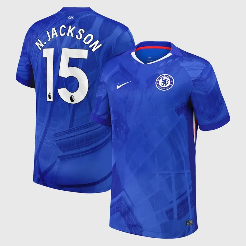Chelsea chelsea nike heimstadiontrikot 2025-26 mit n.jackson 15 aufdruck Trikot - Exklusive Chelsea Fußballbekleidung